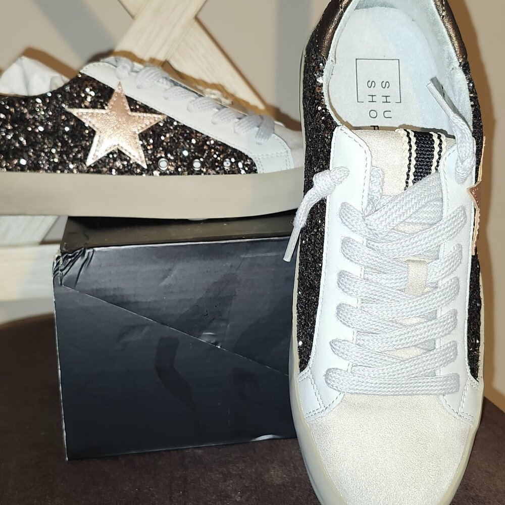Pamela Shushop 7 1/2 Glitter shoes